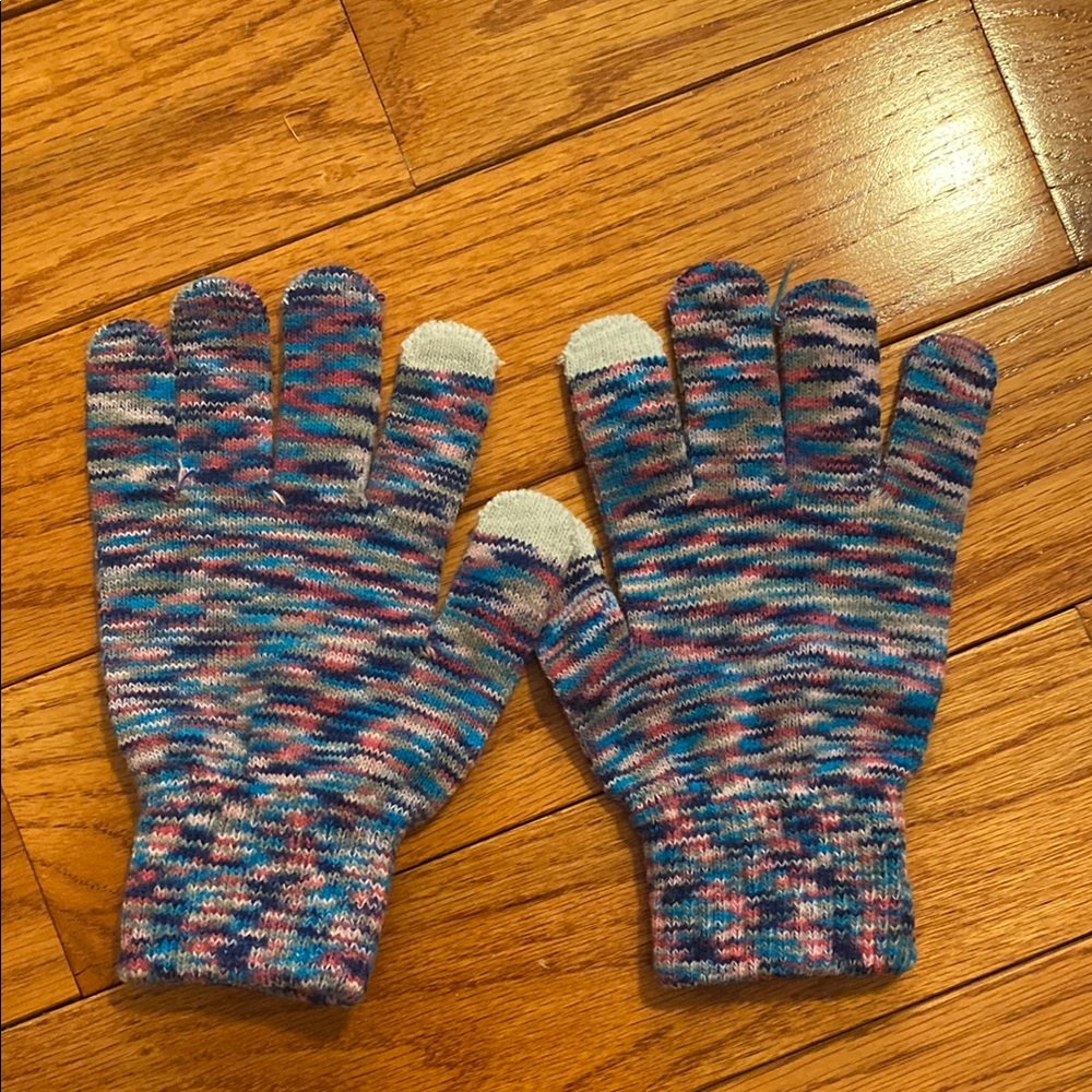 Colorful Knit Gloves